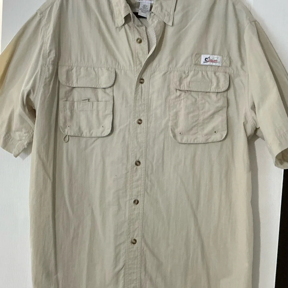 Worldwide Sportsman Khaki Fishing shirt XL